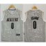 Blazers #0 Damian Lillard Grey City Light Stitched NBA Jersey