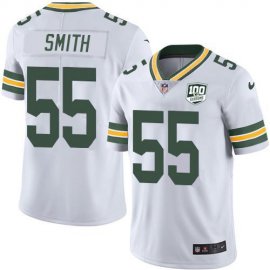 Nike Green Bay Packers #55 ZaDarius Smith White Mens 100th Season Stitched NFL Vapor Untouchable Limited Jersey