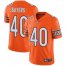 Nike Chicago Bears #40 Gale Sayers Orange Mens Stitched NFL Limited Rush Jersey