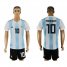 Argentina #10 MARADONA Home 2018 FIFA World Cup Soccer Jersey