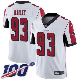 Nike Atlanta Falcons #93 Allen Bailey White Mens Stitched NFL 100th Season Vapor Untouchable Limited Jersey