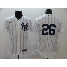 New York Yankees #26 DJ LeMahieu Mens Nike White Navy Home 2020 Authentic Player MLB Jersey