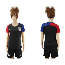 Womens USA Blank Away Soccer Country Jersey