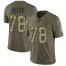 Nike Indianapolis Colts #78 Ryan Kelly Olive/Camo Mens Stitched NFL Limited 2017 Salute To Service Jersey
