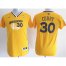 Kids Golden State Warriors 30 Stephen Curry Yellow Revolution 30 Swingman NBA Jerseys Cheap
