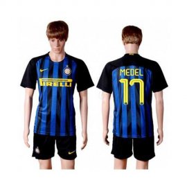 Inter Milan #17 Medel Home Soccer Club Jersey