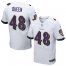 Nike Baltimore Ravens #48 Patrick Queen White Mens Stitched NFL New Elite Jersey