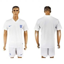 England Blank Home Soccer Country Jersey