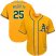 Oakland Athletics #25 Stephen Piscotty Gold Cool Base Stitched Youth MLB Jersey