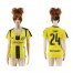 Womens Dortmund #24 Sarr Home Soccer Club Jersey