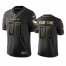 Dolphins Custom Mens Stitched NFL Vapor Untouchable Limited Black Golden Jersey