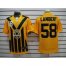 Nike Pittsburgh Steelers #58 Jack Lambert Gold 1933s Throwback Mens Stitched NFL Elite Jersey