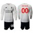 Liverpool Personalized Away Long Sleeves Soccer Club Jersey