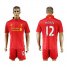 Liverpool #12 Moses Red Home Soccer Club Jersey