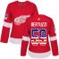 Adidas Detroit Red Wings #59 Tyler Bertuzzi Red Home Authentic USA Flag Womens Stitched NHL Jersey