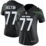 Nike New York Jets #77 Mekhi Becton Black Alternate Womens Stitched NFL Vapor Untouchable Limited Jersey