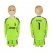 Juventus #1 Buffon Shiny Green Goalkeeper Long Sleeves Kid Soccer Club Jersey