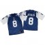 Nike Dallas Cowboys #8 Troy Aikman Navy Blue/White Throwback Mens Stitched NFL Elite Jersey