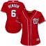 Washington Nationals #6 Anthony Rendon Red Alternate 2019 World Series Champions Womens Stitched MLB Jersey