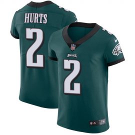 Nike Philadelphia Eagles #2 Jalen Hurts Green Team Color Mens Stitched NFL Vapor Untouchable Elite Jersey