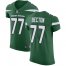 Nike New York Jets #77 Mekhi Becton Green Team Color Mens Stitched NFL Vapor Untouchable Elite Jersey