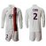 Paris Saint-Germain #2 T.Silva Away Long Sleeves Soccer Club Jersey