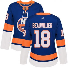 Adidas New York Islanders #18 Anthony Beauvillier Royal Blue Home Authentic Womens Stitched NHL Jersey