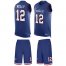 Nike Buffalo Bills #12 Jim Kelly Royal Blue Team Color Mens Stitched NFL Limited Tank Top Suit Jersey