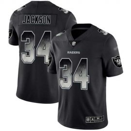 Nike Las Vegas Raiders #34 Bo Jackson Black Mens Stitched NFL Vapor Untouchable Limited Smoke Fashion Jersey