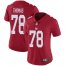Nike New York Giants #78 Andrew Thomas Red Womens Stitched NFL Limited Inverted Legend Jersey