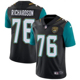 Nike Jacksonville Jaguars #76 Will Richardson Black Team Color Mens Stitched NFL Vapor Untouchable Limited Jersey