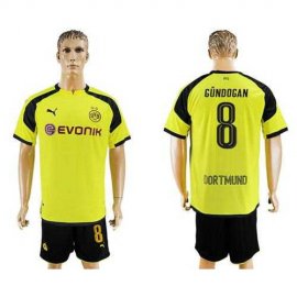 Dortmund #8 Gundogan European Away Soccer Club Jersey