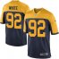Nike Green Bay Packers #92 Reggie White Navy Blue Alternate Youth Stitched NFL New Elite Jersey