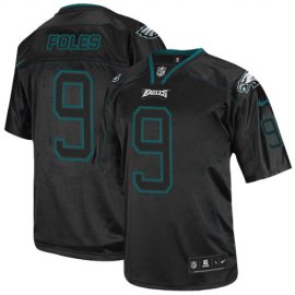 Nike Philadelphia Eagles #9 Nick Foles Lights Out Black Mens Stitched NFL Elite Jersey
