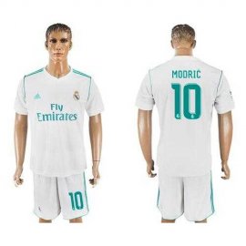 Real Madrid #10 Modric Home Soccer Club Jersey