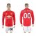 Manchester United Personalized Home Long Sleeves Soccer Club Jersey