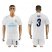 Real Madrid #3 Pepe White Home Soccer Club Jersey