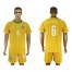 Cote dlvoire #6 Bolly Home Soccer Country Jersey