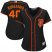 San Francisco Giants #40 Madison Bumgarner Black Womens Alternate Stitched MLB Jersey
