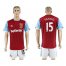 West Ham United #15 Sakho Home Soccer Club Jersey
