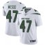 Nike New York Jets #47 Trevon Wesco White Mens Stitched NFL Vapor Untouchable Limited Jersey