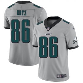Nike Philadelphia Eagles #86 Zach Ertz Silver Mens Stitched NFL Limited Inverted Legend Jersey