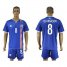 Iceland #8 Bjarnason Home Soccer Country Jersey