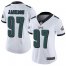 Nike Philadelphia Eagles #97 Malik Jackson White Womens Stitched NFL Vapor Untouchable Limited Jersey
