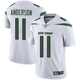 Nike New York Jets #11 Robby Anderson White Mens Stitched NFL Vapor Untouchable Limited Jersey