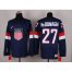 2014 Olympic Team USA #27 Ryan McDonagh Navy Blue Stitched NHL Jersey