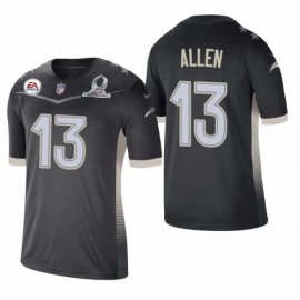 Los Angeles Chargers #13 Keenan Allen 2021 AFC Pro Bowl Game Anthracite NFL Jersey
