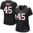 Nike Atlanta Falcons #45 Deion Jones Black Alternate Womens Stitched NFL Elite Jersey