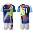 Manchester City #31 Ederson M. Nike Cooperation 6th Anniversary Celebration Soccer Club Jersey