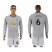 Manchester United #6 Pogba Sec Away Long Sleeves Soccer Club Jersey